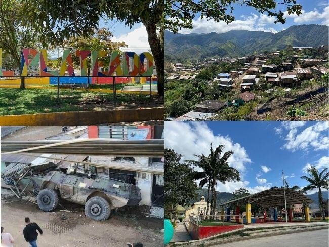 El Plateado, corregimiento del municipio de Argelia, Cauca.