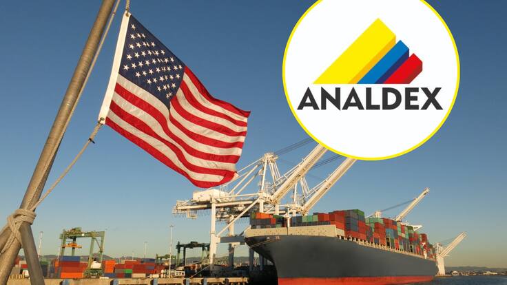 Así se dividen las exportaciones colombianas a Estados Unidos, según Analdex