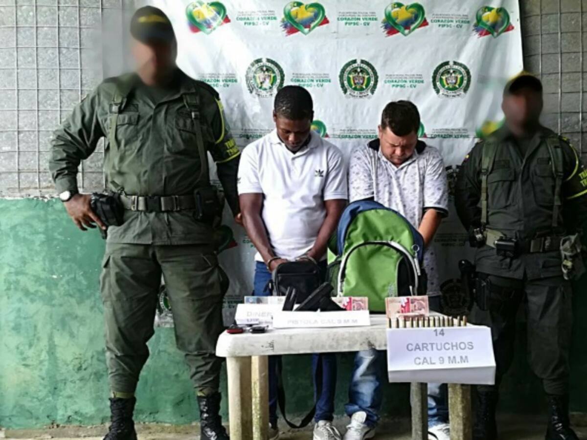 Capturadas dos personas en Unión Panamericana con 6 millones de pesos en billetes falsos