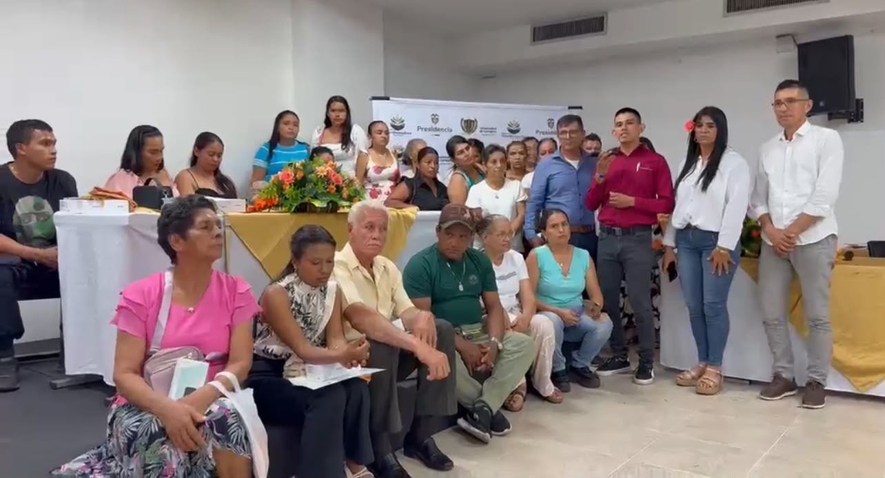 Campesinos reclaman respuestas por insumos generados a través de un convenio / Foto Cortesía