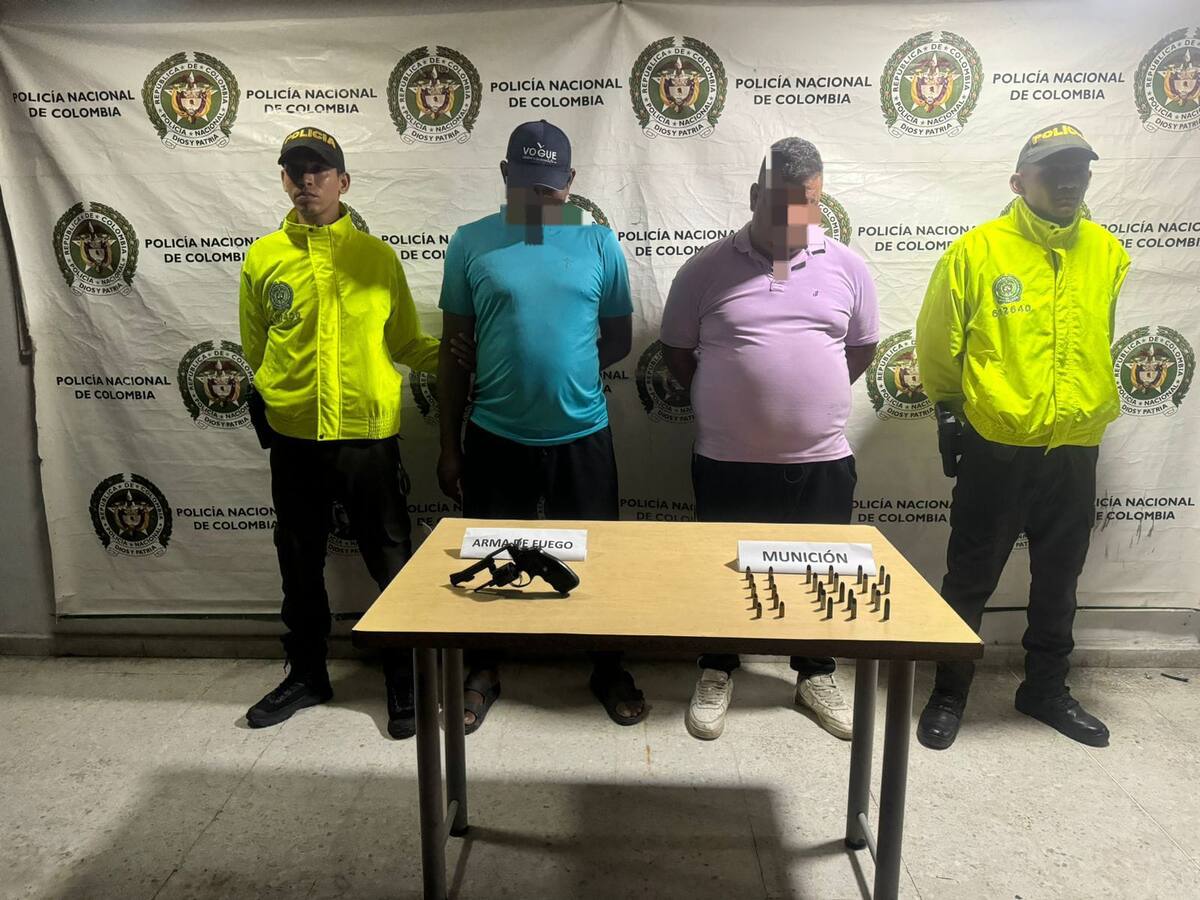 Así cayeron estos dos hombres señalados de alquilar armas en Ciénaga, Magdalena