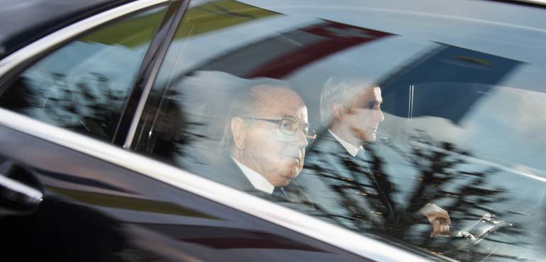 El presidente de la FIFA, Joseph S. Blatter