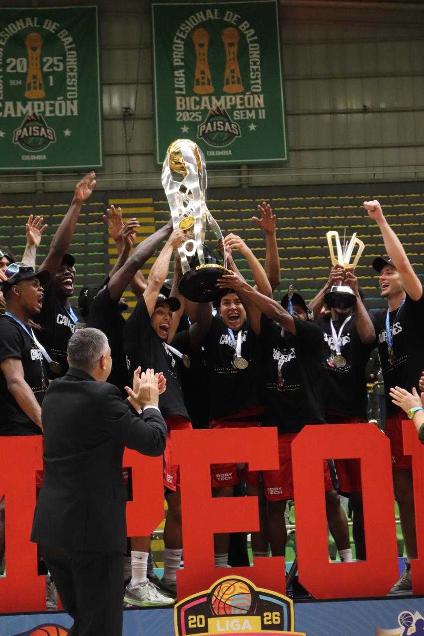 Toros del Valle conquistó Medellín y se coronó campeón de la Liga Profesional de Baloncesto - Foto: DPB