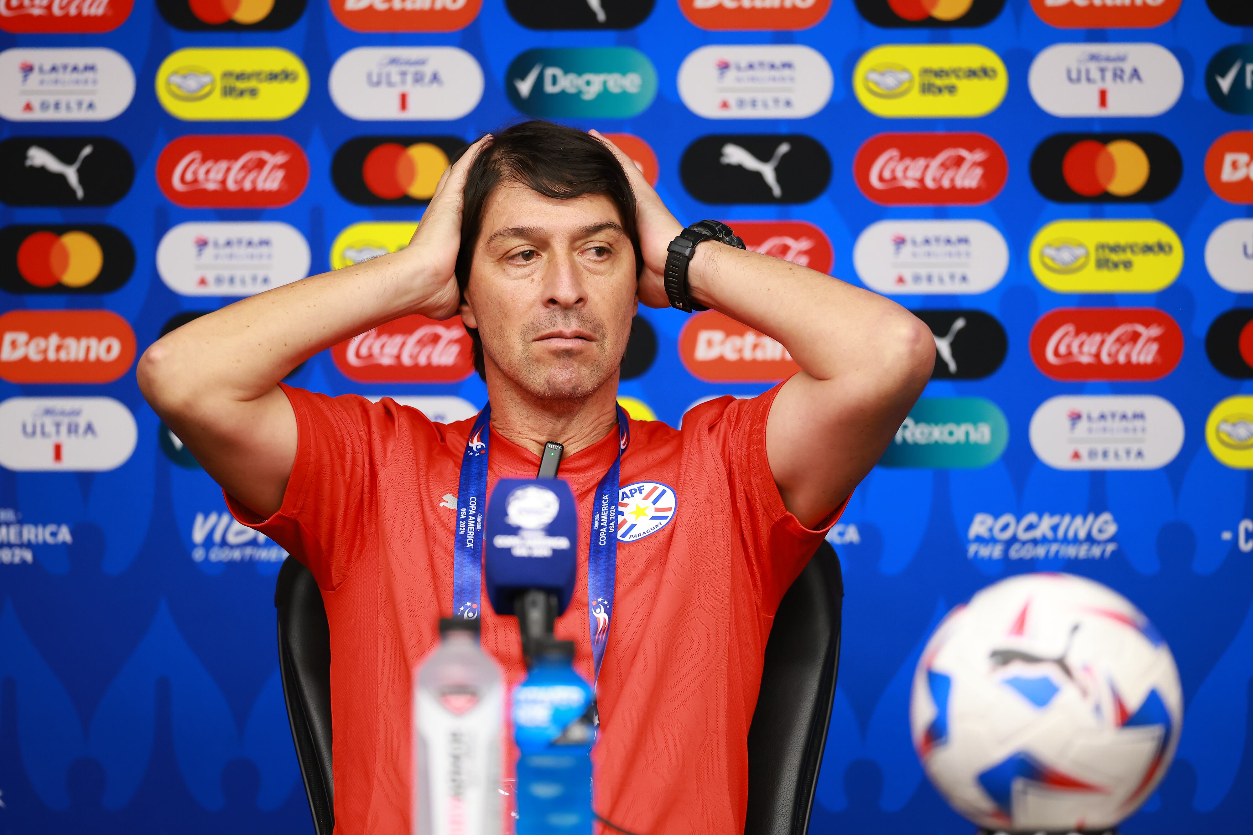 Daniel Garnero, seleccionador de Paraguay. (Photo by Hector Vivas/Getty Images)