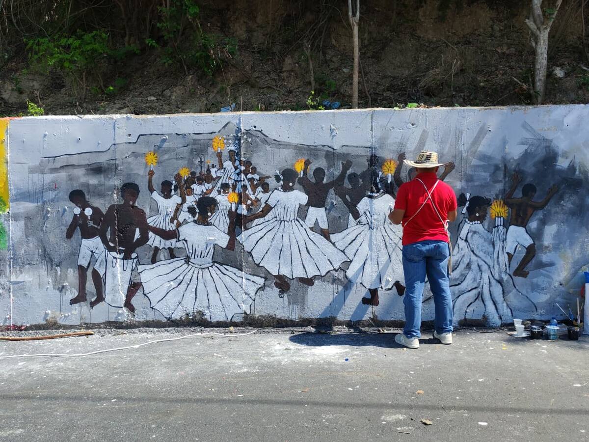 Muralismo en Cartagena abre nuevos espacios de formación para artistas urbanos