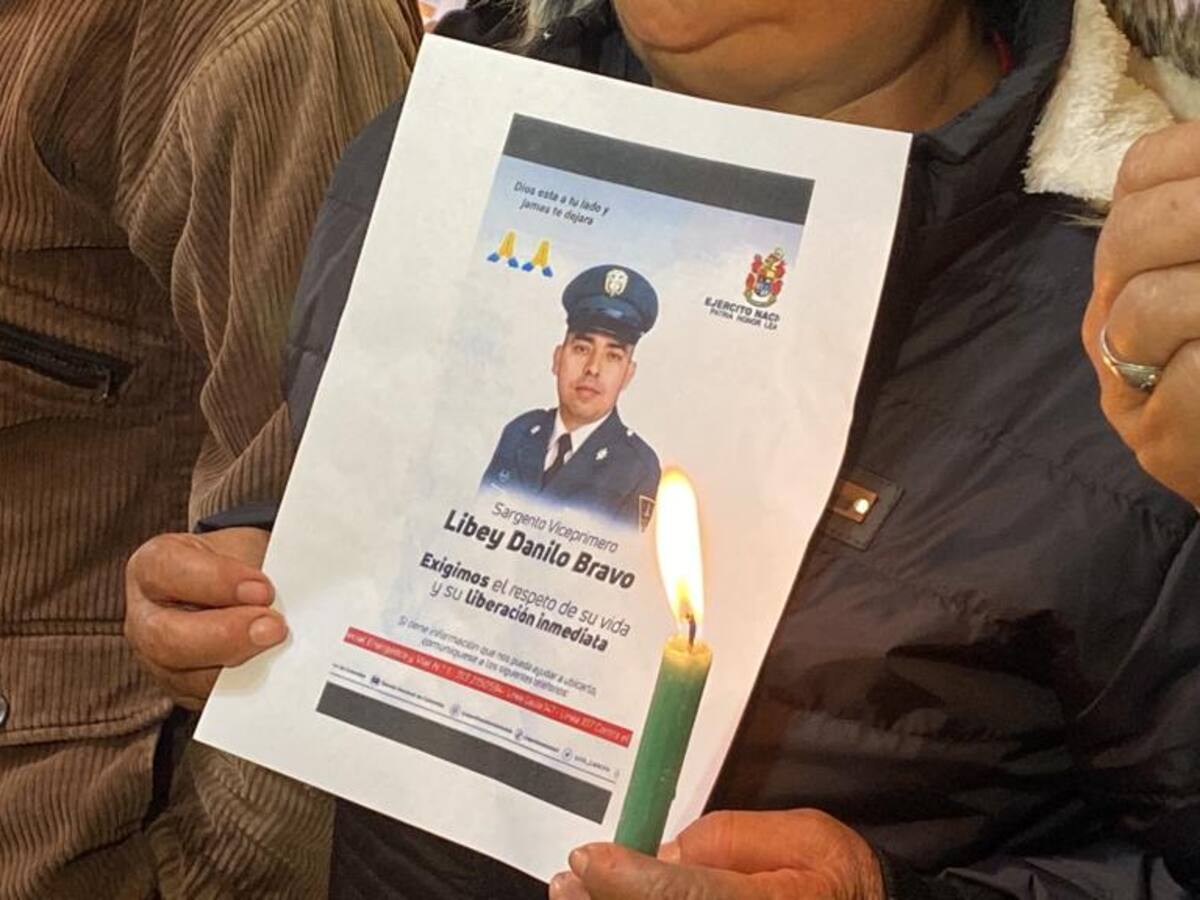 Desde Pasto piden por la liberación del sargento Libey Danilo Bravo