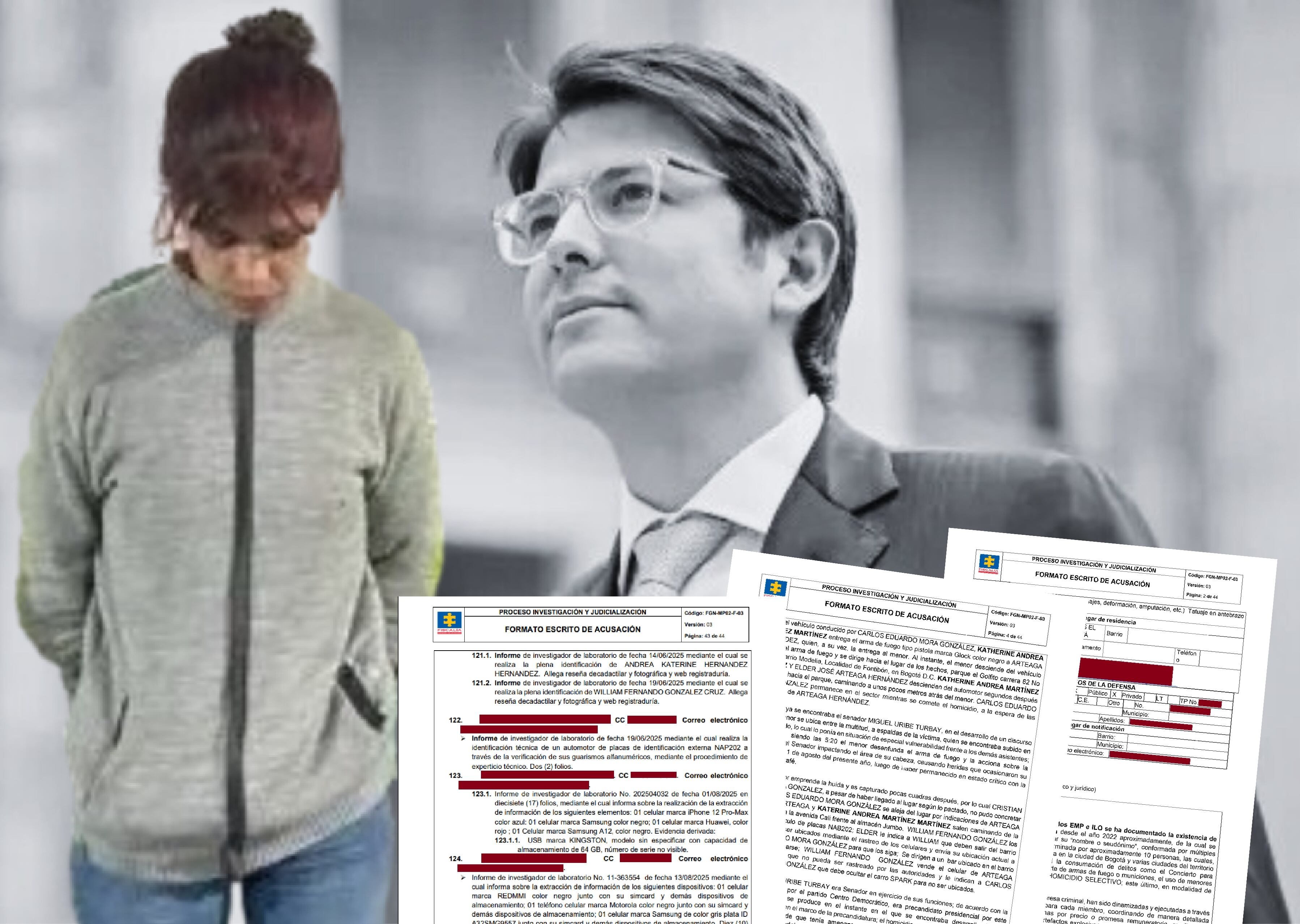 Los 52 testigos y las pruebas contra alias ‘Gabriela’ por el crimen de Miguel Uribe