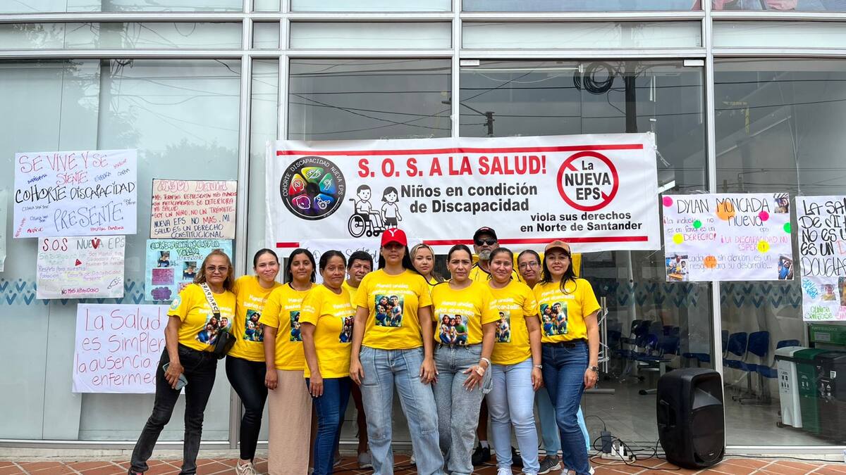 Se cumplen ocho días de protestas en sedes de la Nueva EPS del Área Metropolitana de Cúcuta