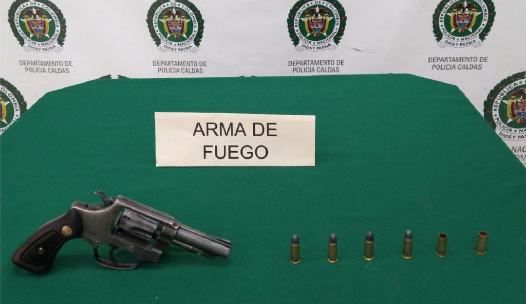 Arma de fuego incautada