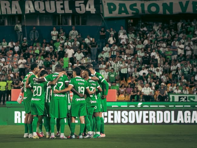 Atlético Nacional en su primer partido de la Liga 2026-I / Twitter: @nacionaloficial.