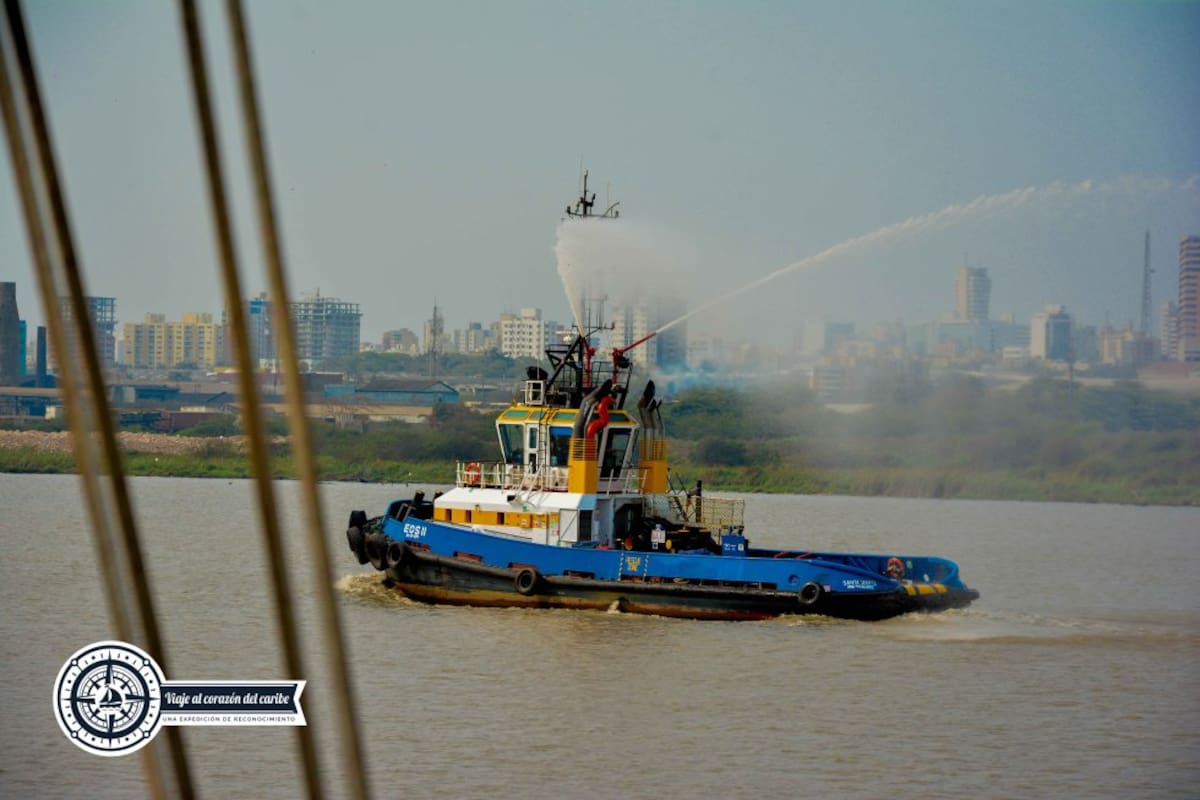 A bordo del Buque Gloria