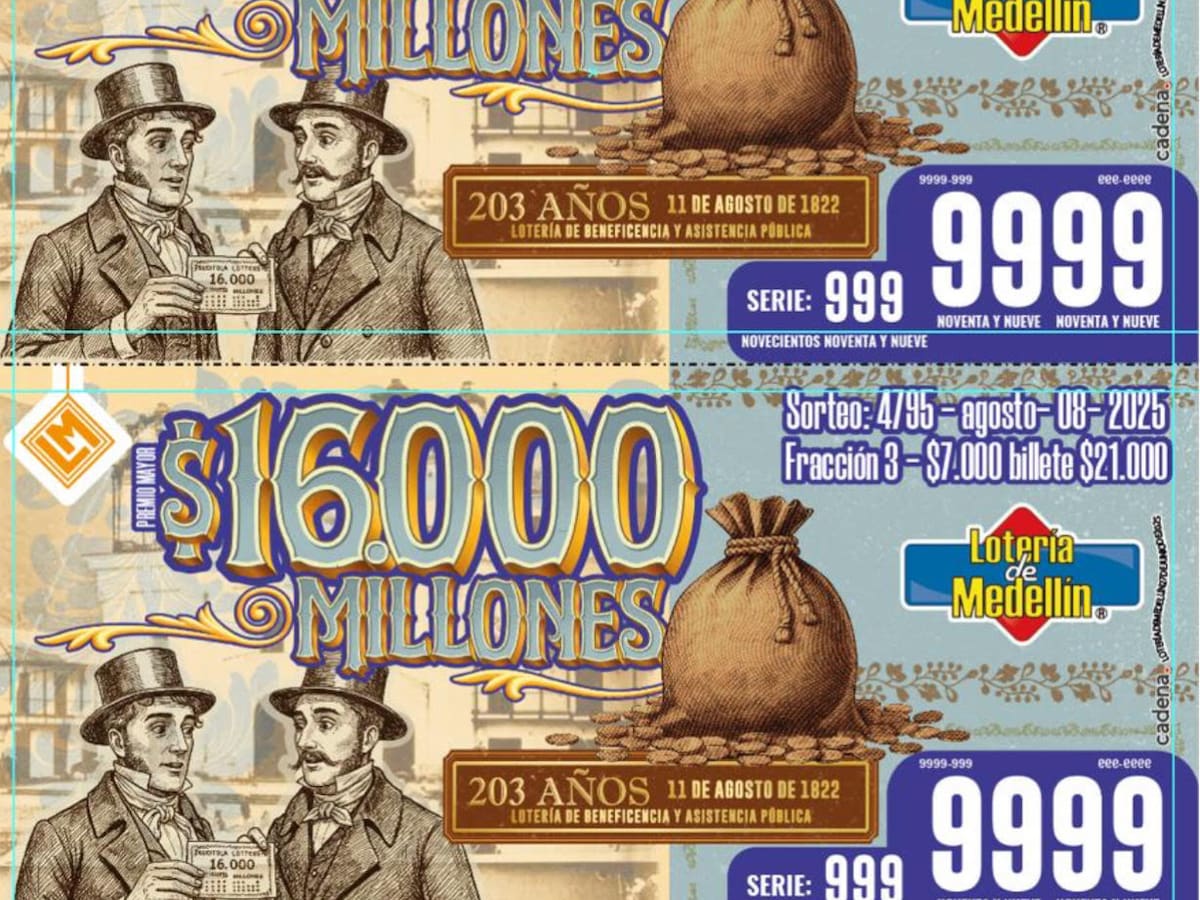 Lotería de Medellín lanza el primer billete en su historia diseñado con inteligencia artificial