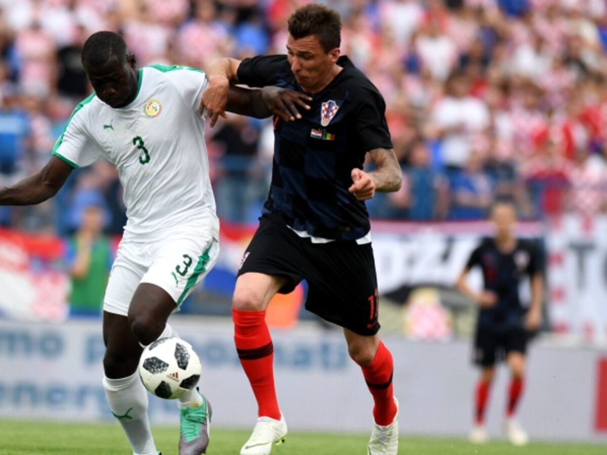 Senegal perdió ante Croacia previo al Mundial de Rusia