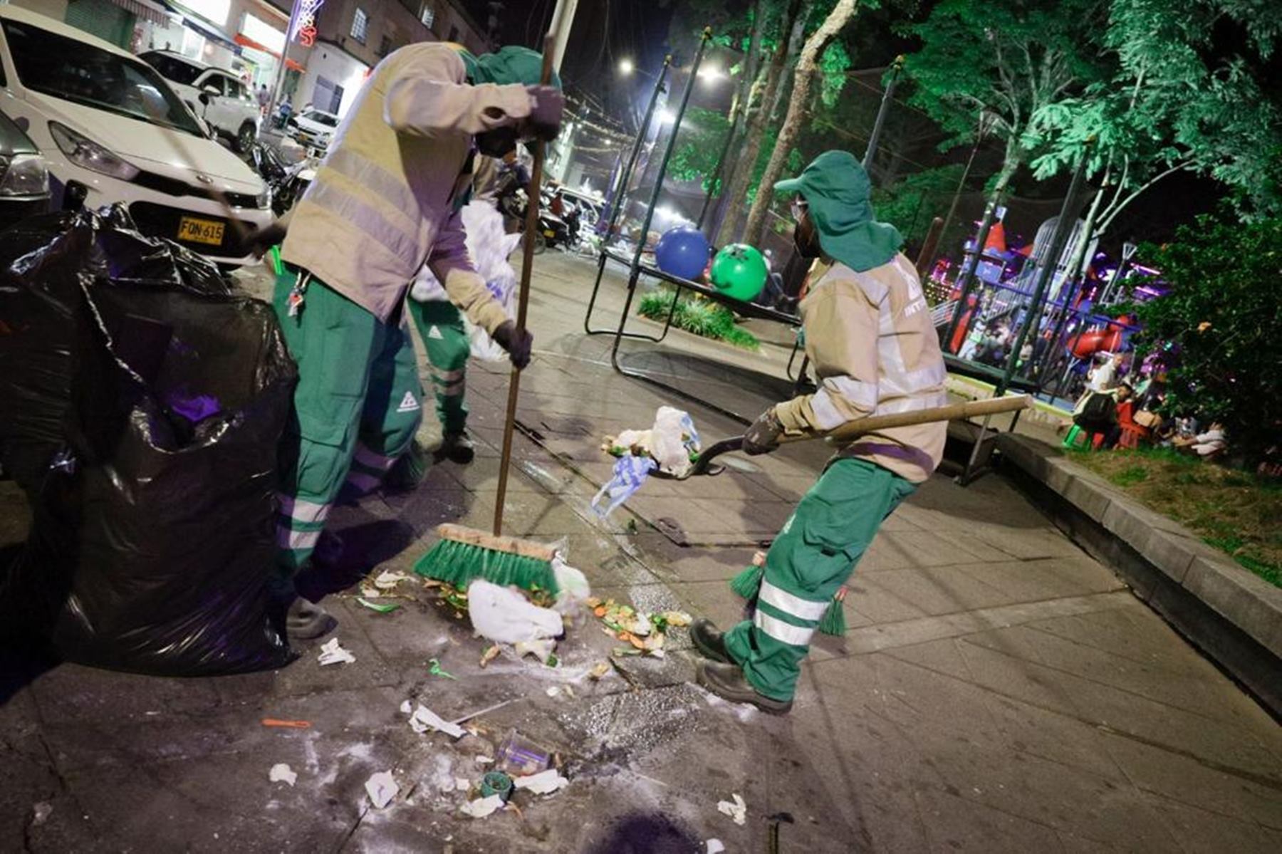 Recolección de basuras en Ibagué