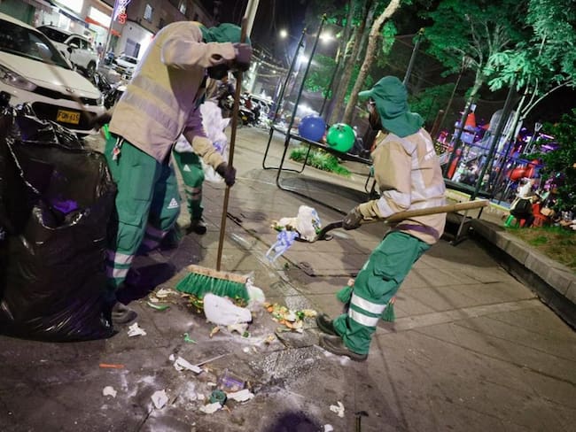 Recolección de basuras en Ibagué