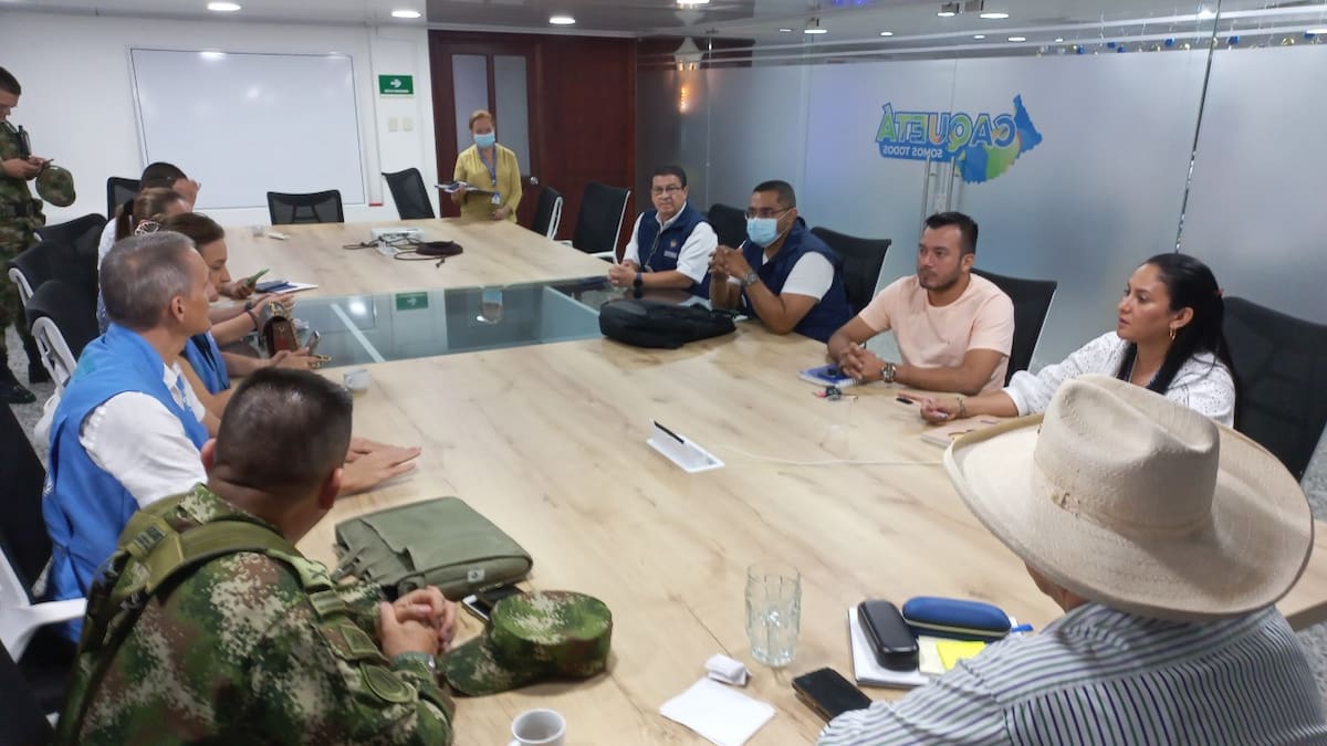 En el Caquetá se cumplió primer consejo de seguridad extraordinario del año