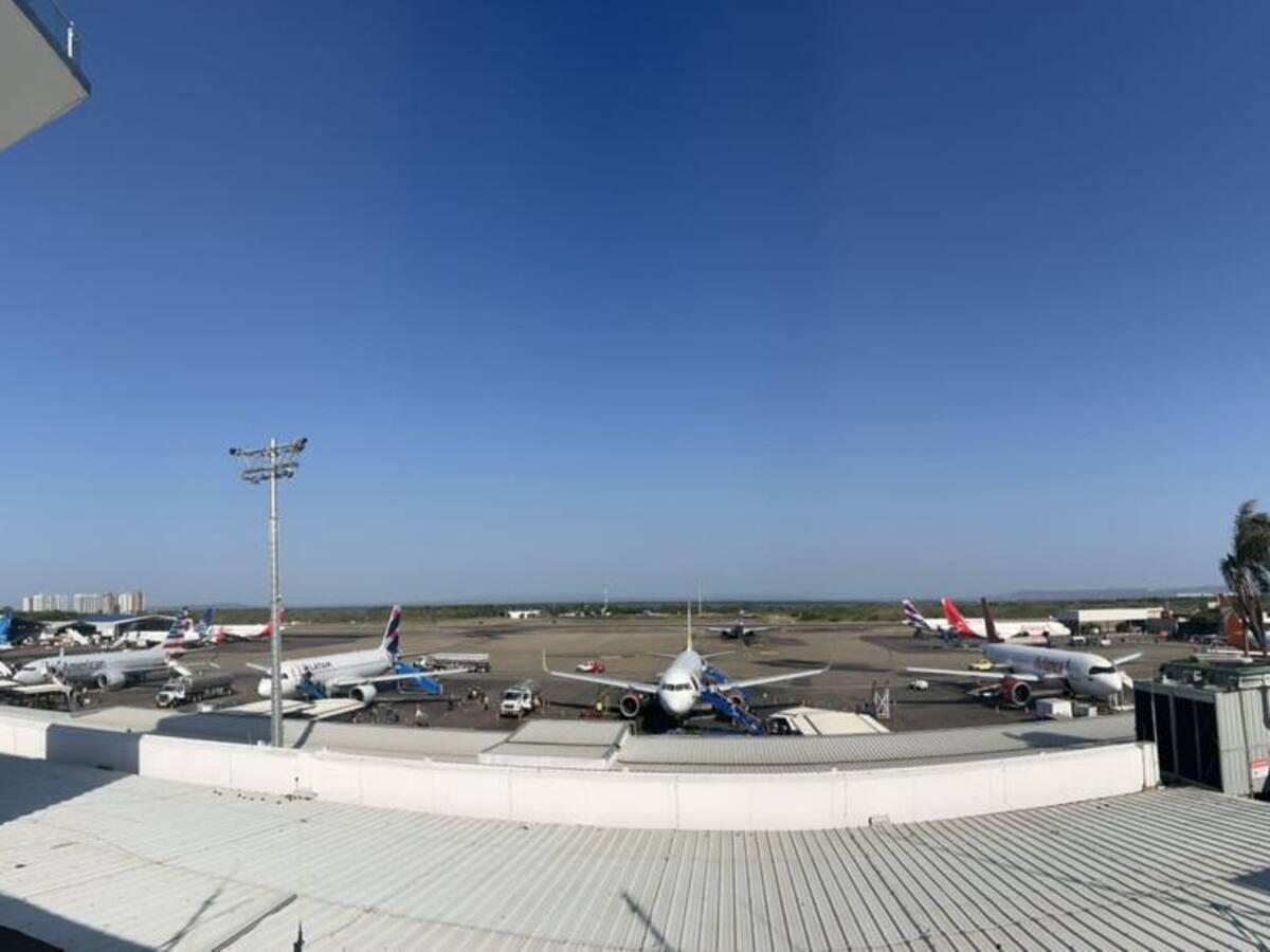 17 vuelos se vieron afectados por cierre del aeropuerto de Cartagena