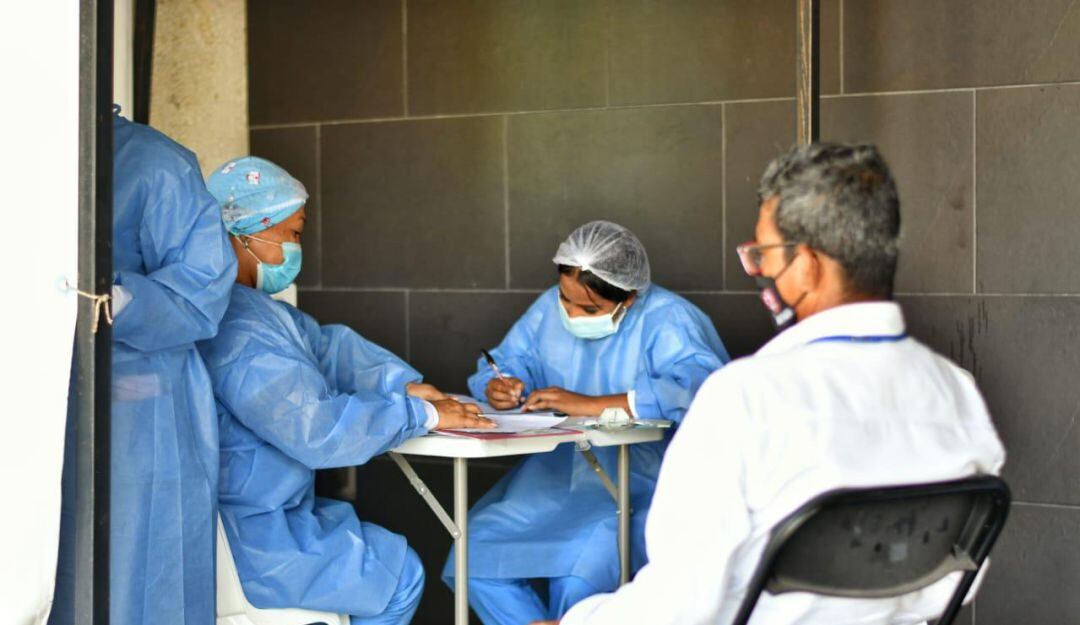 Pruebas rápidas de covid en Cartagena