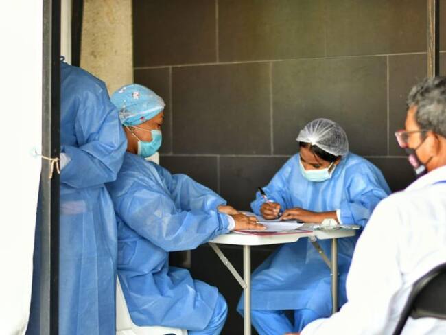 Pruebas rápidas de covid en Cartagena
