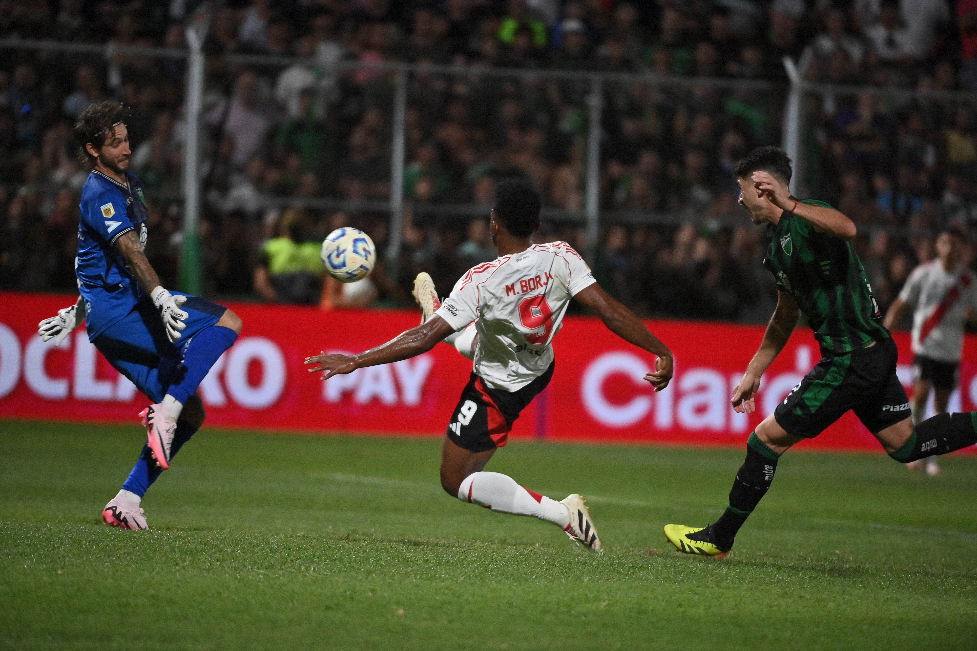 Gol de Migue Ángel Borja vs. San Martín. Fecha 6 de la actual Liga Argentina.
Tomada de X: @RiverPlate