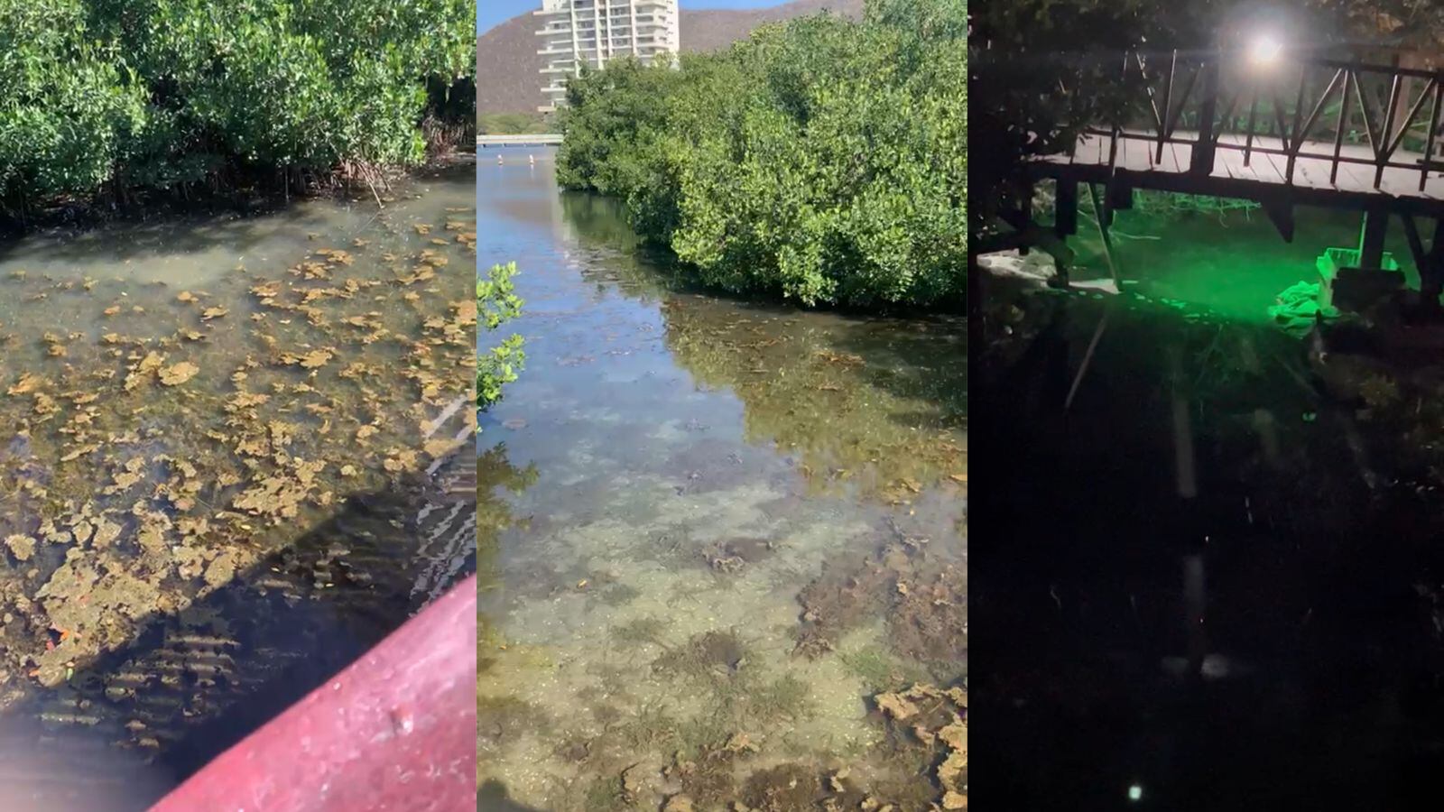 Vertimiento de aguas residuales en Lagos del Dulcino . Cortesía propietarios