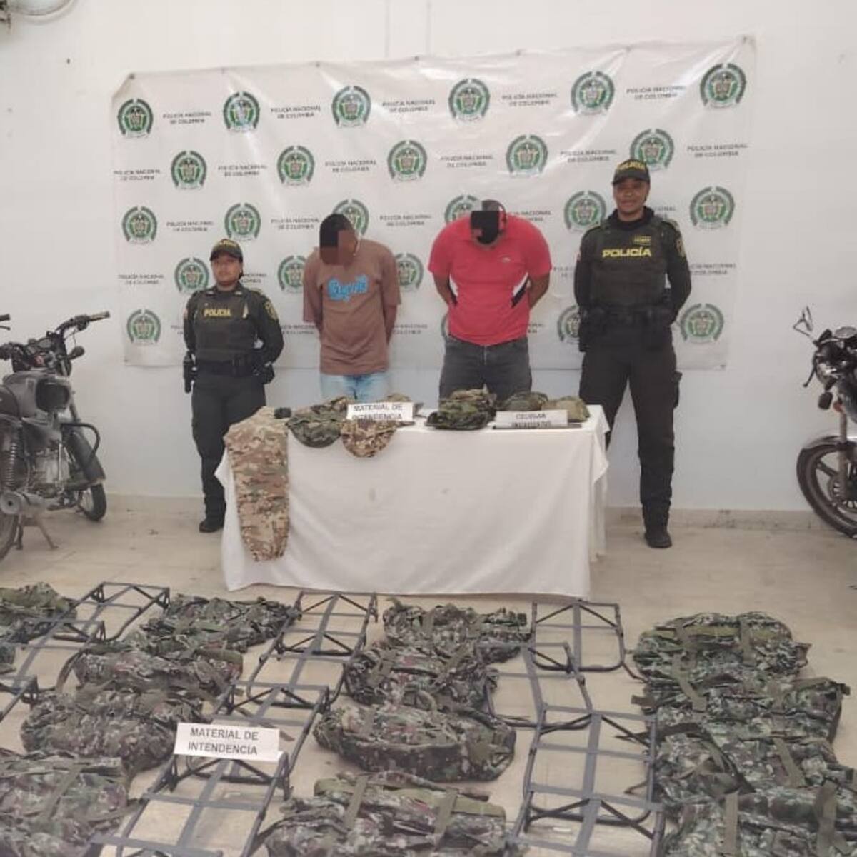 Capturan a dos presuntos integrantes del Clan del Golfo en Aguachica, Cesar