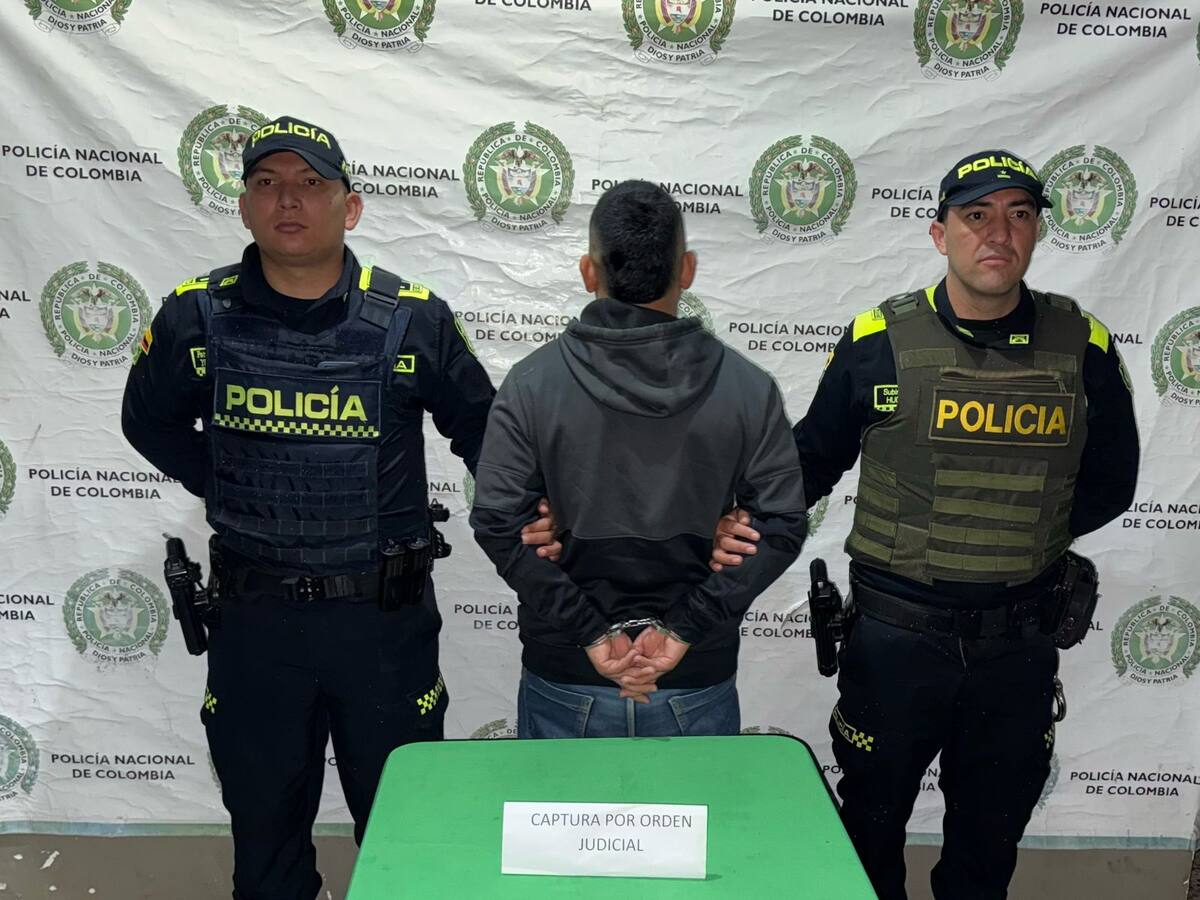 Policía capturó a alias “pitbull” peligroso delincuente sindicado de homicidios, Montenegro, Quindío