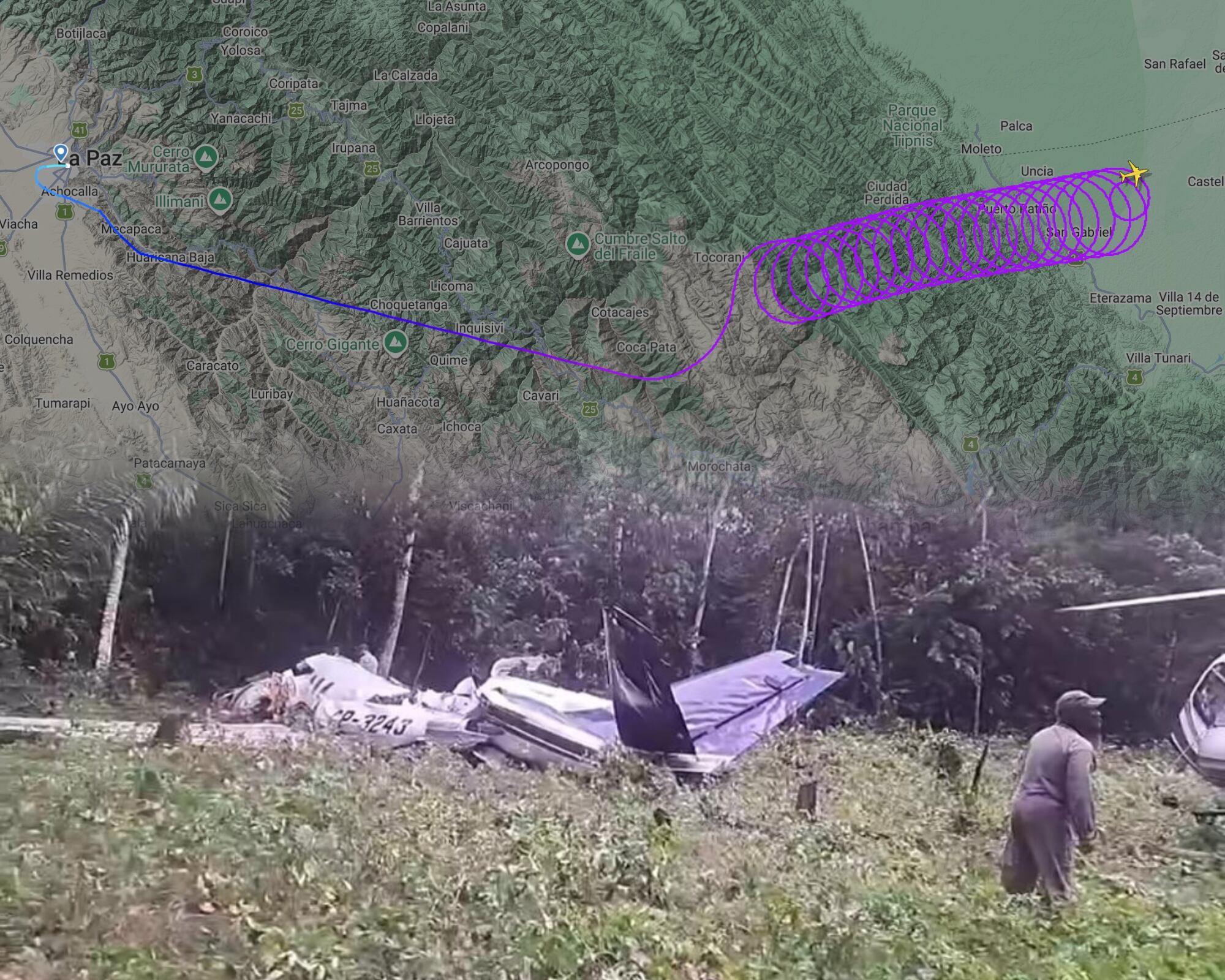 La investigación preliminar indica que el avión privado sufrió una despresurización de cabina, lo que habría causado que los pilotos perdieran el conocimiento.
(Foto: Caracol Radio / Cortesía )