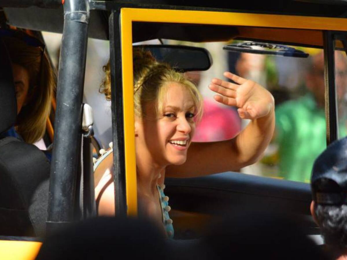 “Barranquilla está divina”, dijo Shakira de su tierra natal