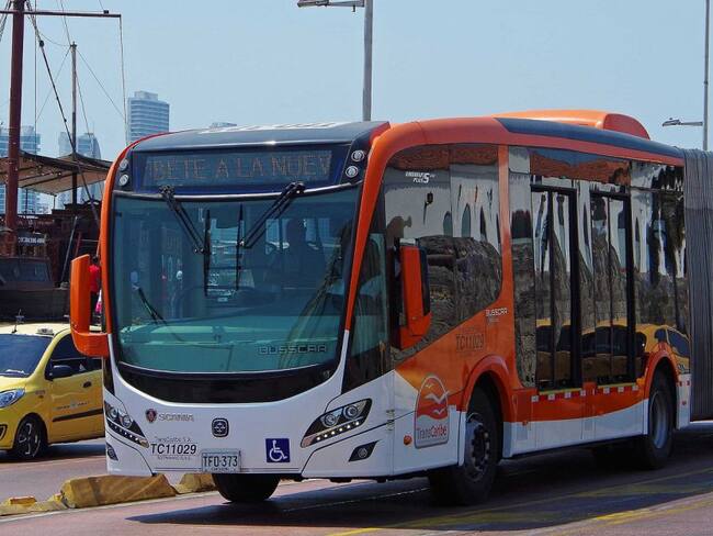 Transcaribe reporta disminución de usuarios del 85% en Cartagena