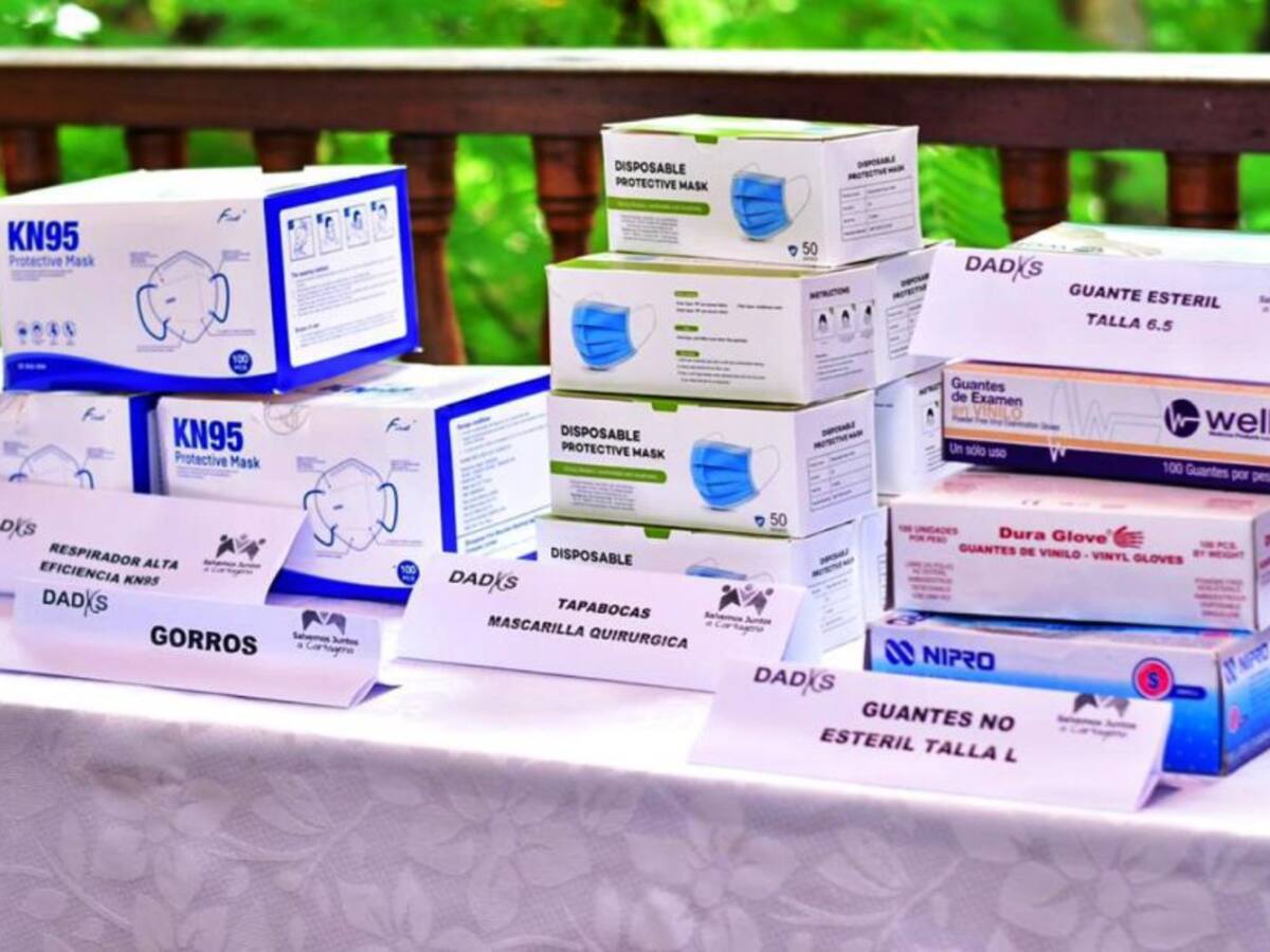 Dadis entrega más de 300 mil elementos de protección personal