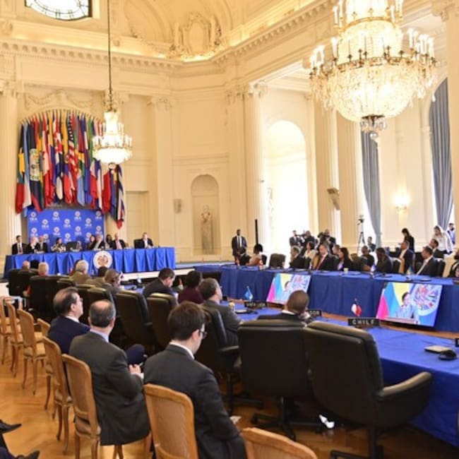 Consejo e la OEA (Foto vía Colprensa)