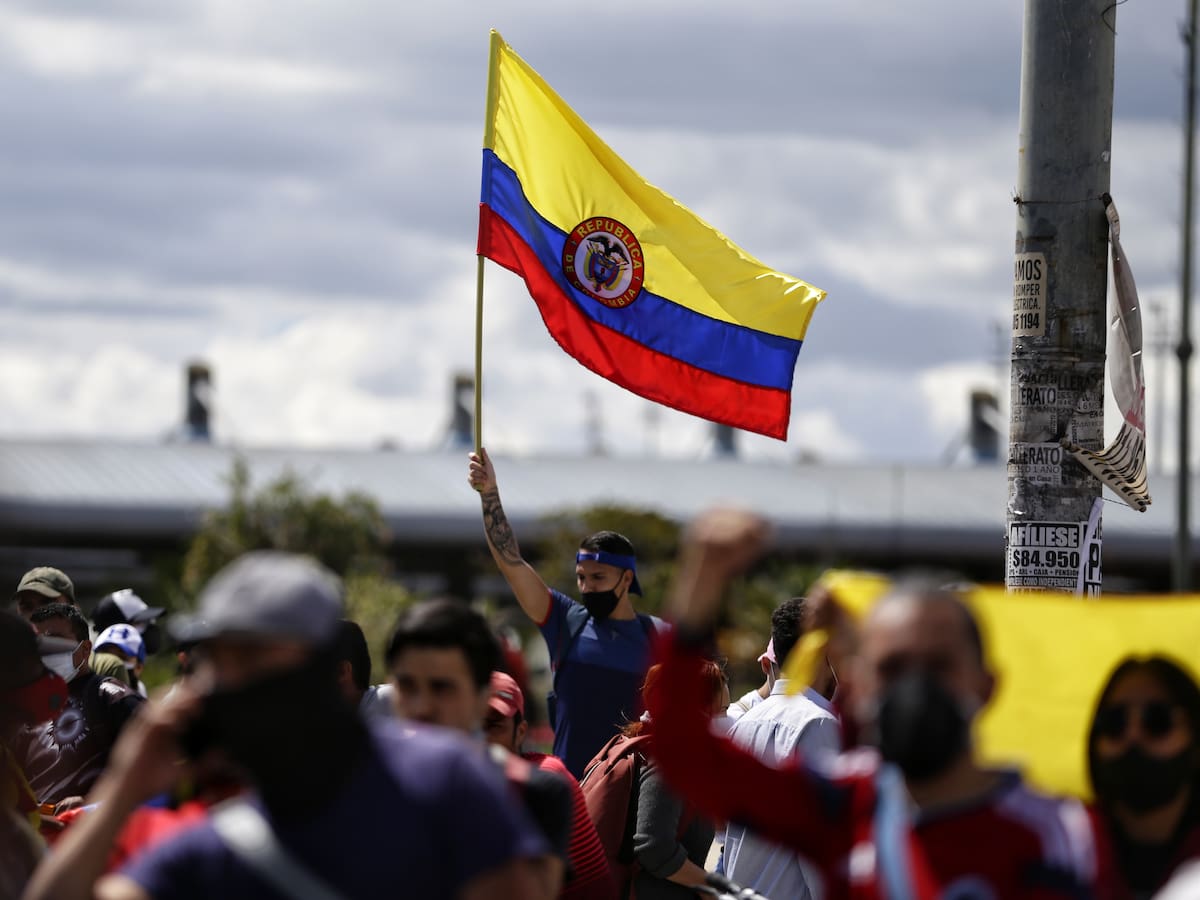 Protestas HOY en Bogotá: Avanza movilización por la carrera Séptima hacia el sur