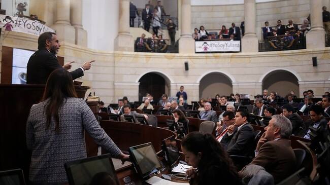 Bogotá. 19 Diciembre 2016. Debate en Plenaria de Senado sobre la Ley de Amnistía.. Foto: