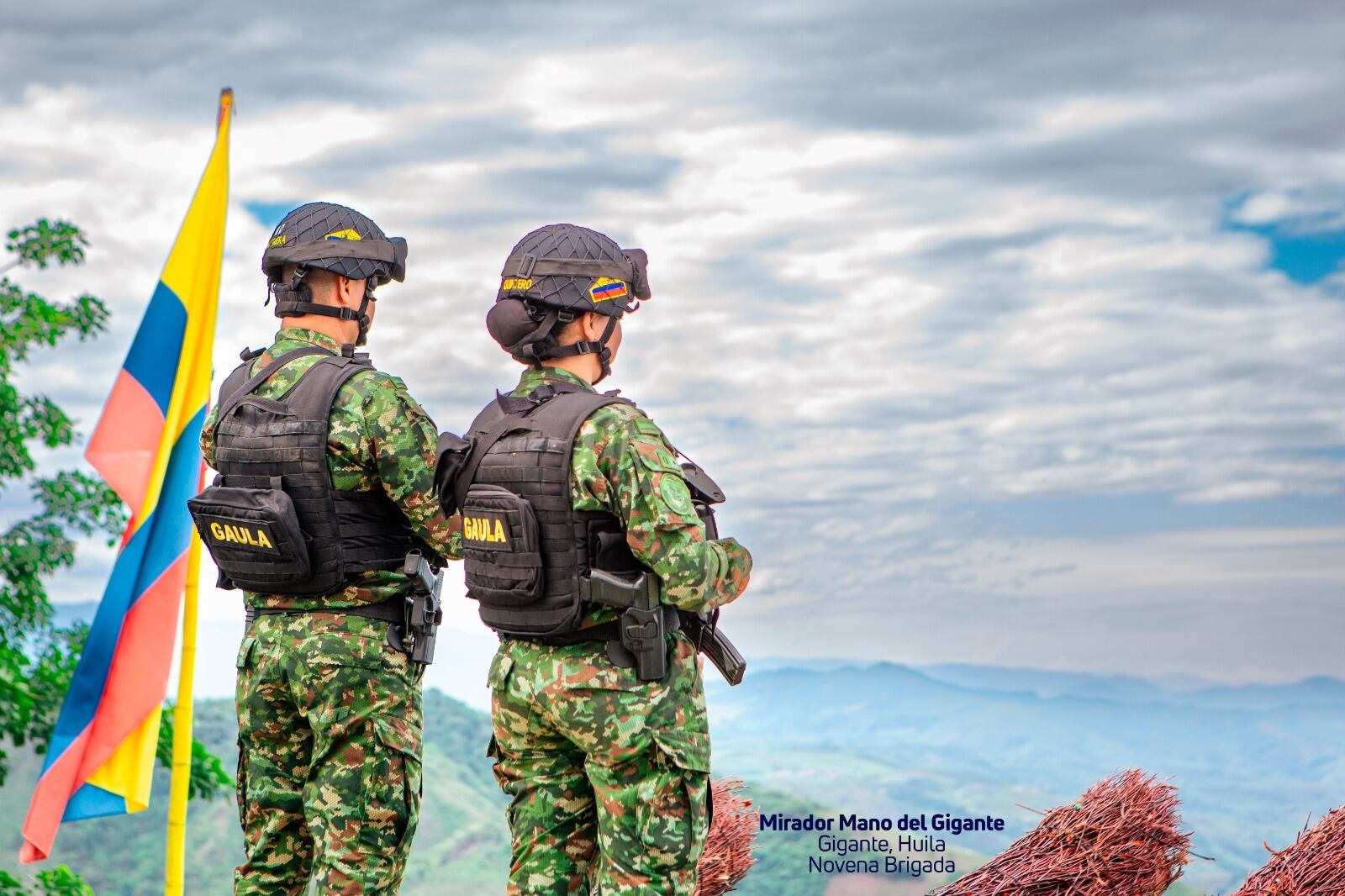 La presencia constante del soldado, las 24 horas del día, es una garantía de seguridad para los visitantes.