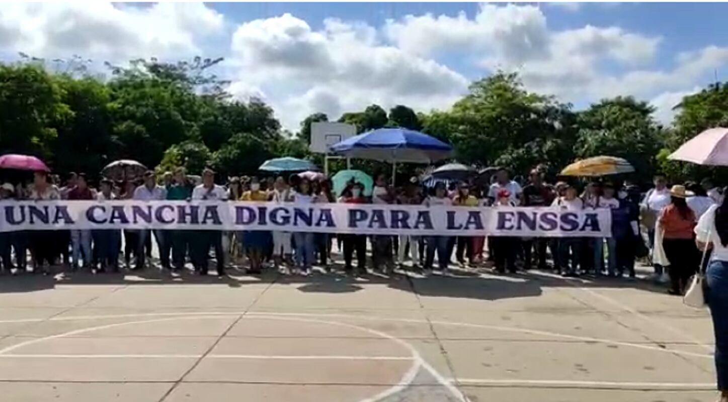 Cortesía - Protestas en institución de Baranoa