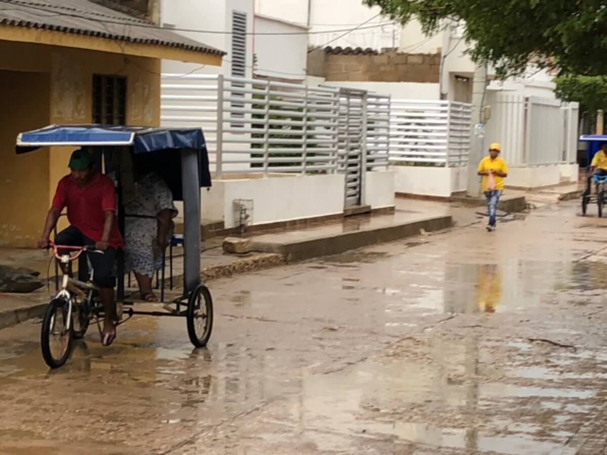 Ciclotaxismo, la alternativa laboral de los jóvenes en Uribia