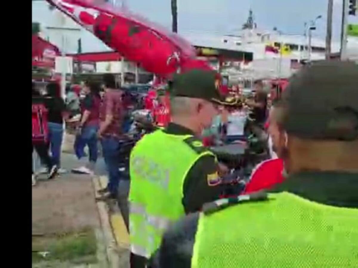 Cinco policías heridos en celebración de victoria del América