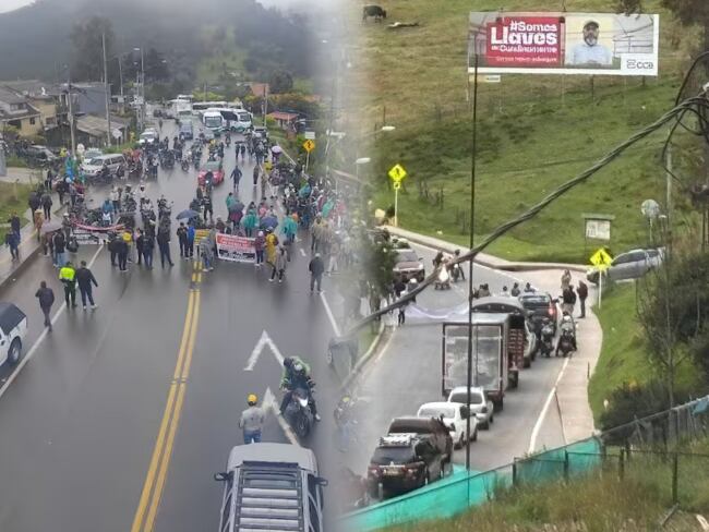 Paro 19 de noviembre en La Calera, Cundinamarca, podría afectar vía Bogotá: horarios y puntos de bloqueo