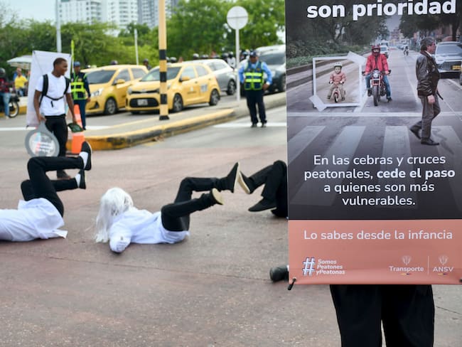 Con actividades pedagógicas y foro, Cartagena conmemoró el Día Mundial del Peatón