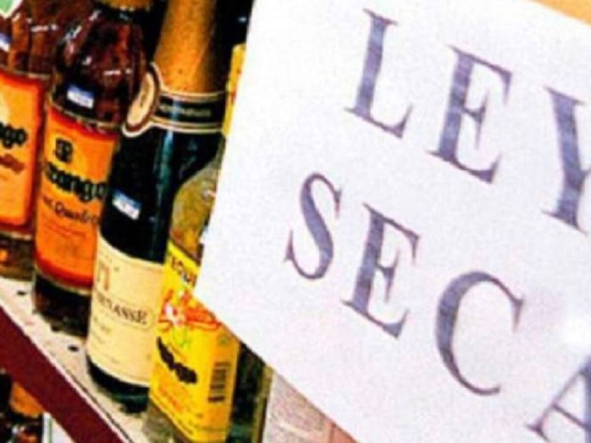 Ley seca comienza en Bucaramanga hoy sábado a las 6 de la tarde
