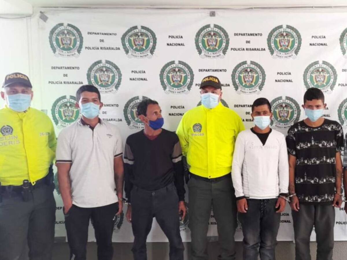 Desarticulan banda que distribuía drogas en el occidente de Risaralda