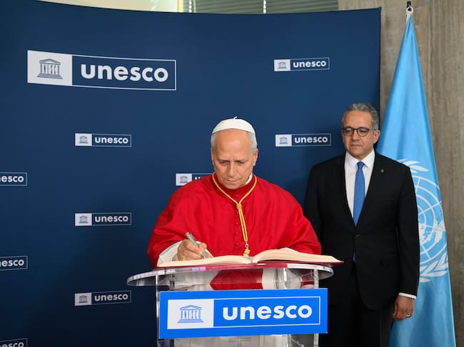 Papa León XIV en Francia. 25 de septiembre de 2026. Foto: Getty Images.