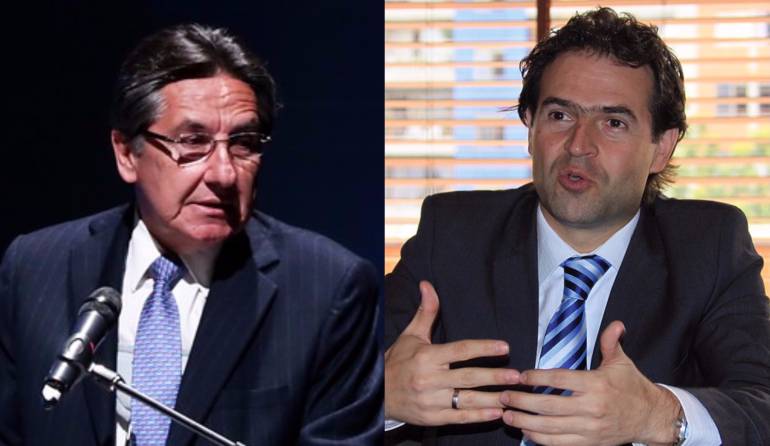 Néstor Humberto Martínez y Federico Gutiérrez