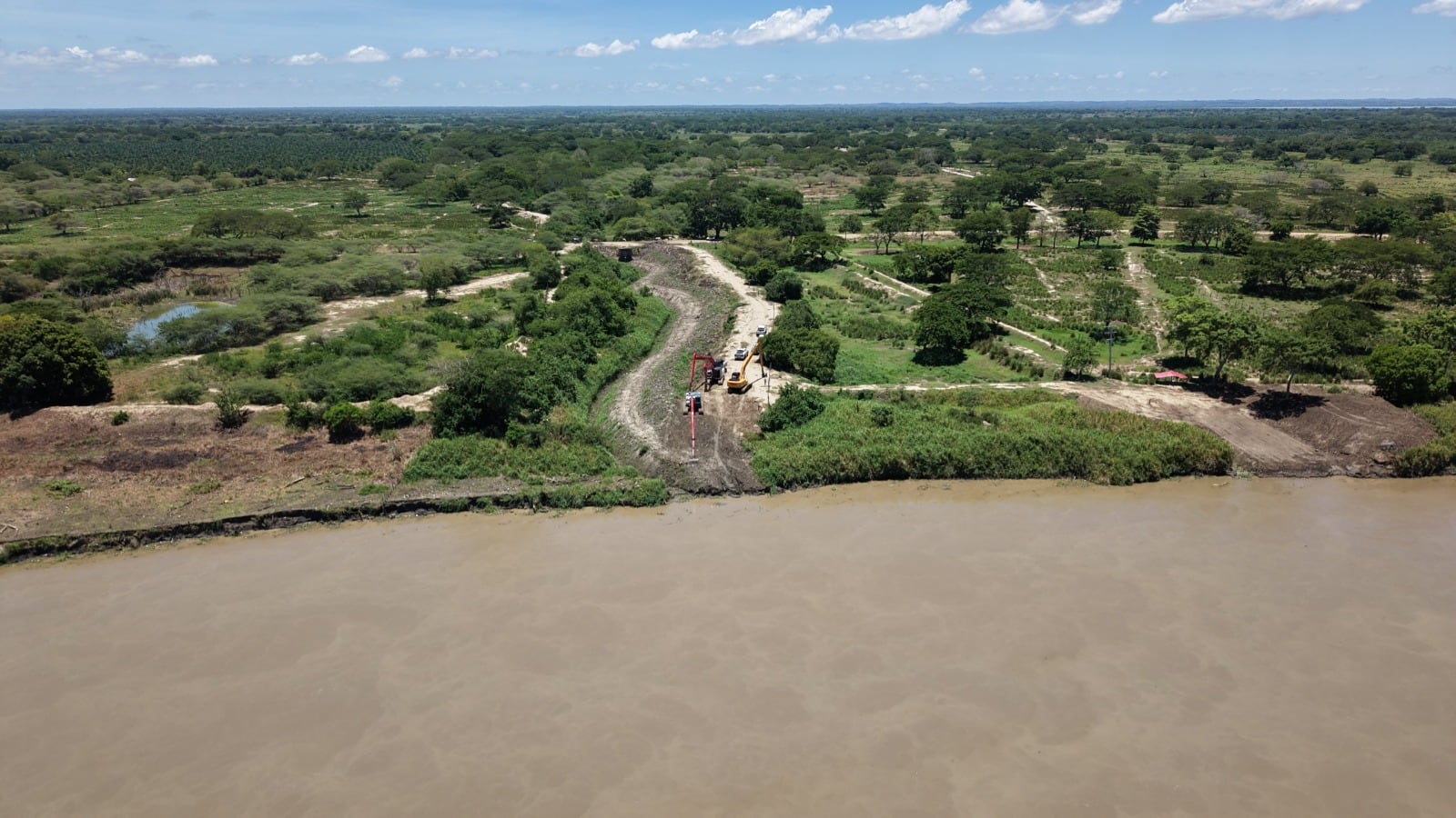 Obras buscan recuperar caños de la Ciénaga Grande de Santa Marta. Foto: Corpamag.
