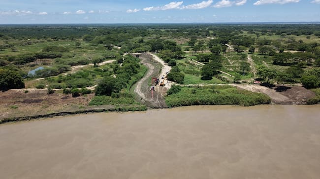 Obras buscan recuperar caños de la Ciénaga Grande de Santa Marta. Foto: Corpamag.