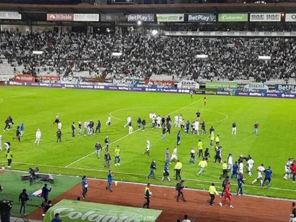 Dadas de alta las personas heridas en disturbios registrados en el Estadio Palogrande