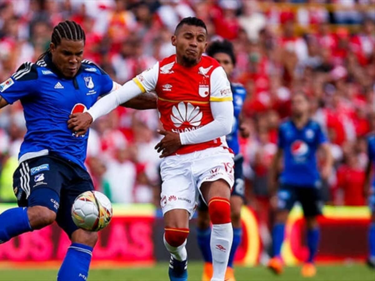 Milonarios se llevó el clásico bogotano, eliminó a Santa Fe y clasificó