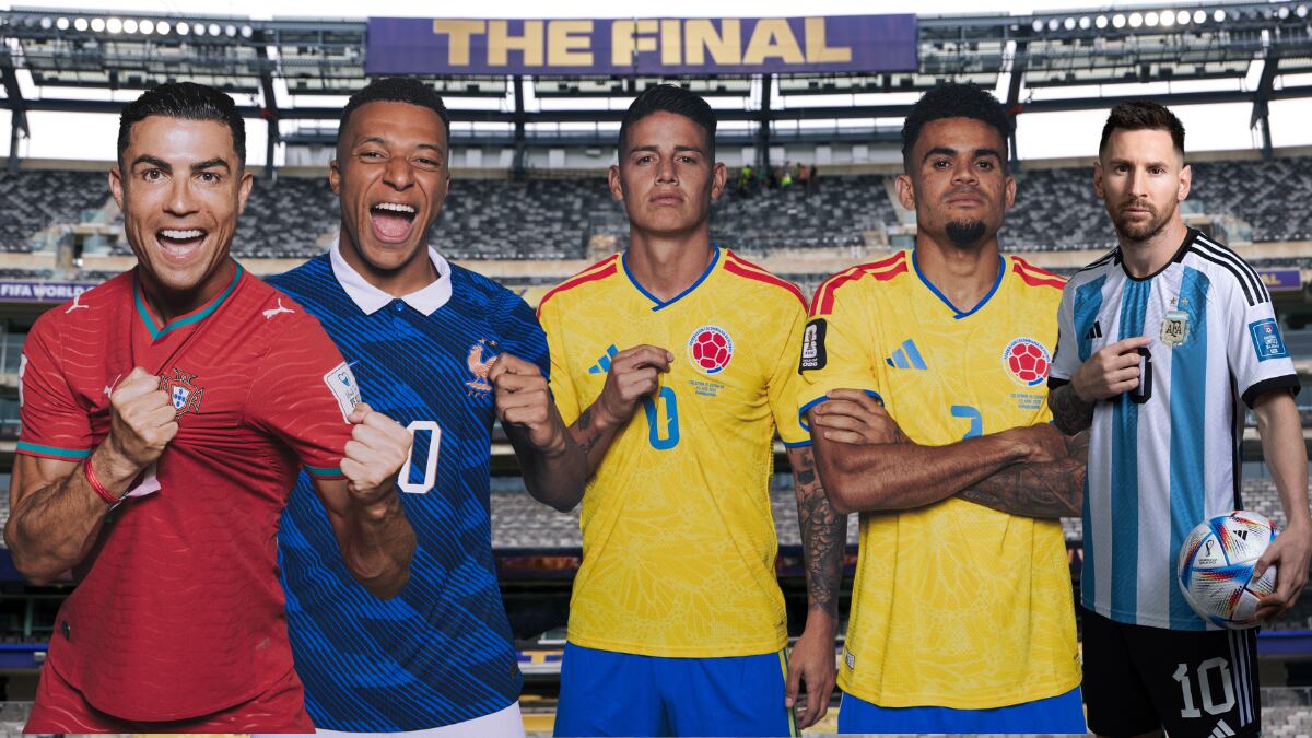 James Rodríguez y Luis Díaz se unen a Cristiano Ronaldo, Kylian Mbappé y Lionel Messi en los más destacados en la conversación digital del Mundial 2026 | Getty Images