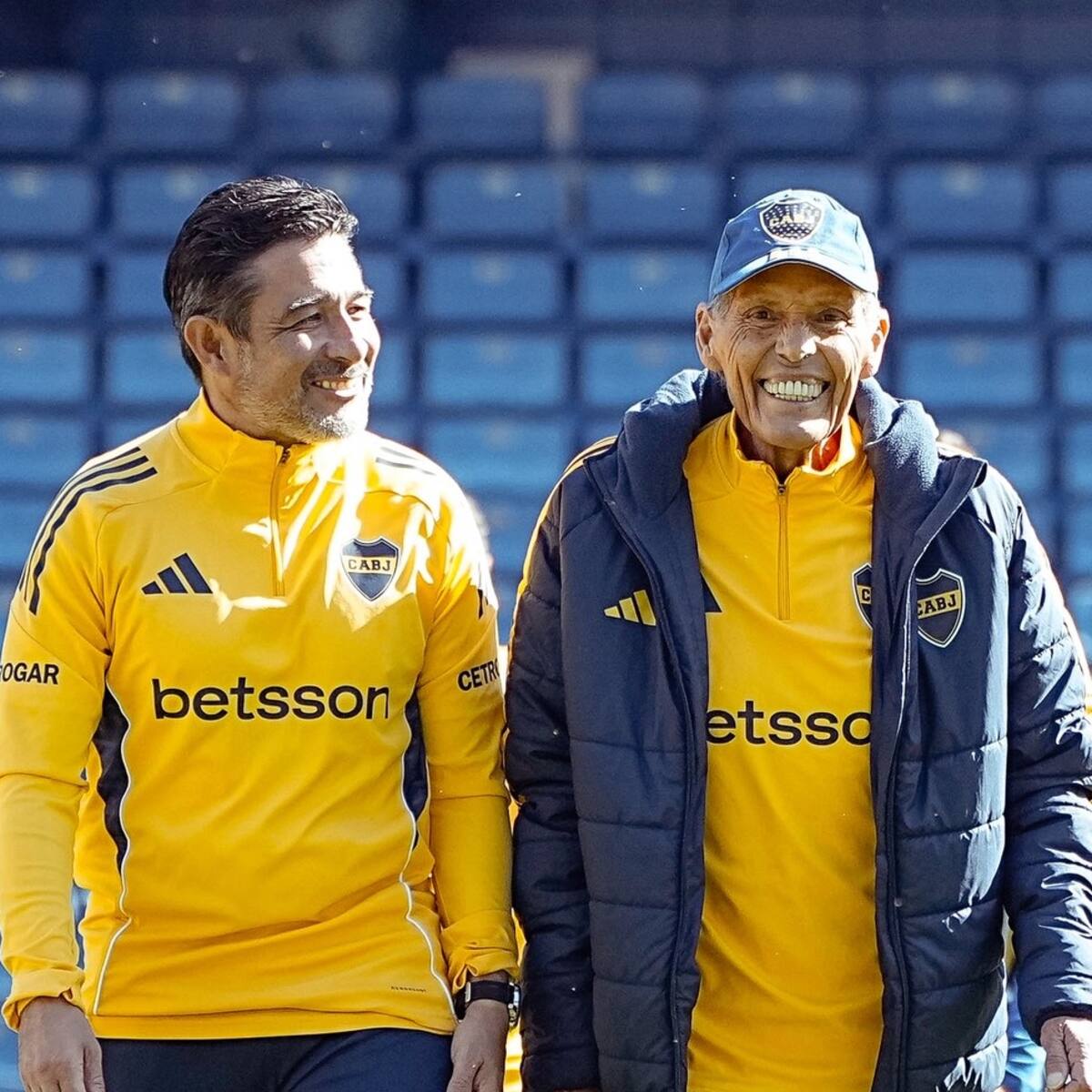 Miguel Ángel Russo regresó a los entrenamientos de Boca Juniors: así se le vio